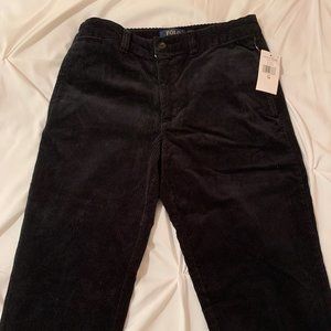 Polo Ralph Lauren Holiday Polo Black Corduroy Pants Size 14